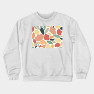 bright geometric floral pattern Crewneck Sweatshirt